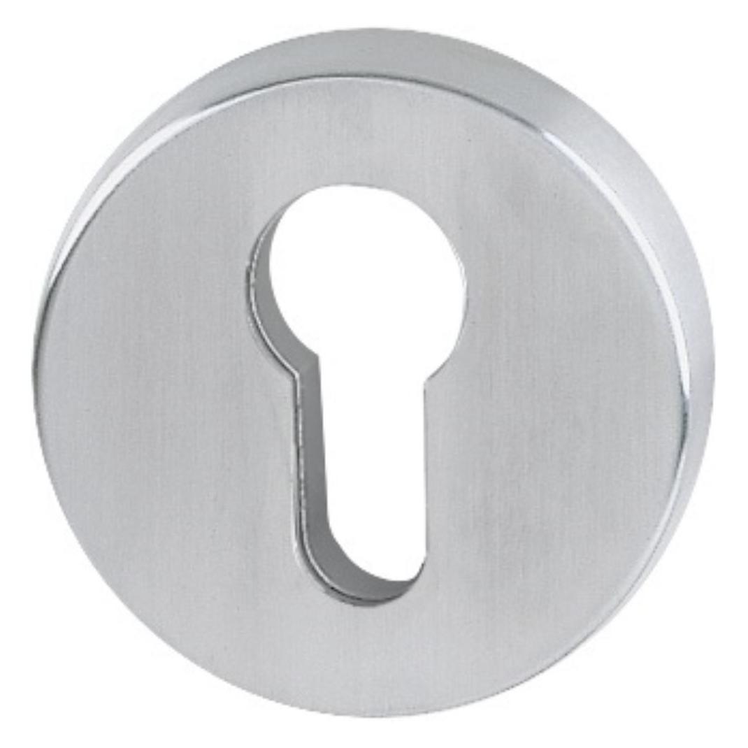 Hoppe Schutz-Rosette E42NSA Edelstahl F69 rund ohne Zylinderabdeckung Stärke 12 mm (Türgriff) (8092371)