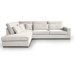 ECKSOFA Parma ohne Schlaffunktion beige links