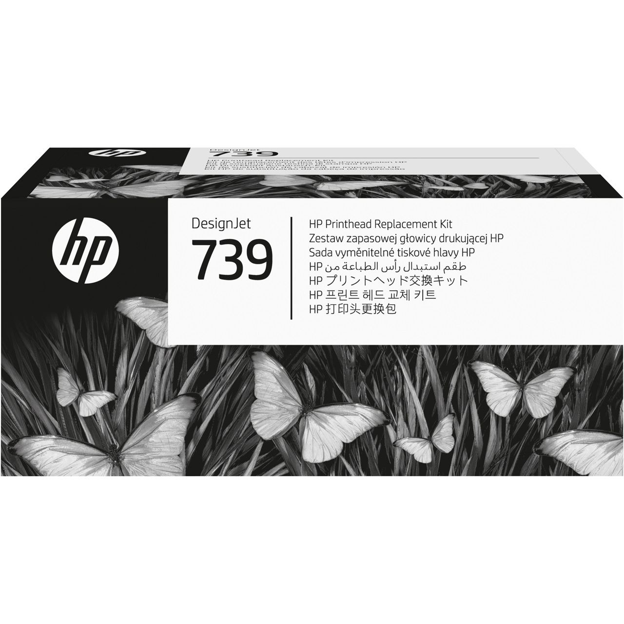 HP 739 (498N0A) schwarz, cyan, magenta, gelb Druckkopf