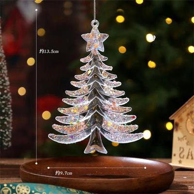 Uplift Treasures Christmas Tree Hanging Ornaments Snowflake Angel And Deer Pendants 21