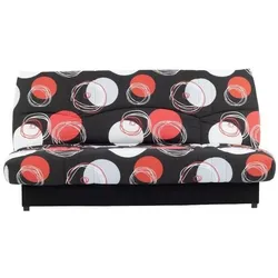 Conforteam, Sofa + Bettsofa, Schlafsofa - 3 Plätze - Planete Noir - 190 x 90 x 92 cm - PIXIE (3-Sitzer)