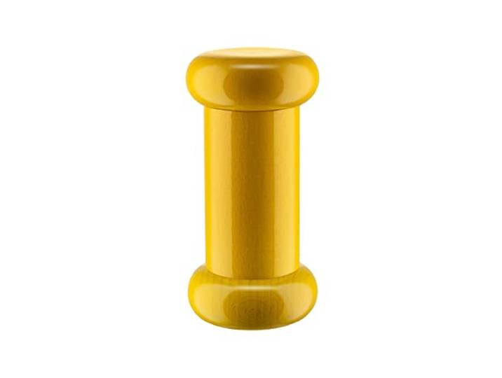 Alessi MP0210 Zout, peper en kruidenmolen in beukenhout, geel 100 waarden collectie