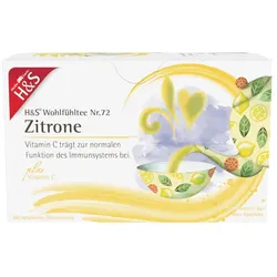 H&S Zitrone mit Vitamin C Filterbeutel 20X2.5 g