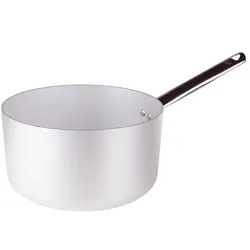 Pentole Agnelli, hohe Kasserolle 1 Griff ø 28 aluminium professional