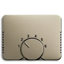 Busch-Jaeger Zentralplatte Raumtemp matt alpha 1794-260 palladium
