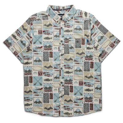 KAVU - River Wrangler - Hemd Gr M grau