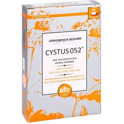 Cystus 052 Bio Halspastillen Honig Orange
