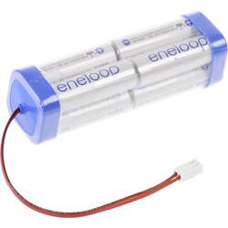 Panasonic eneloop Doppelwürfel F2x2x2 Futaba Akkupack 8x Mignon (AA) Kabel, Stecker NiMH 9.6 V 1900 mAh 124934
