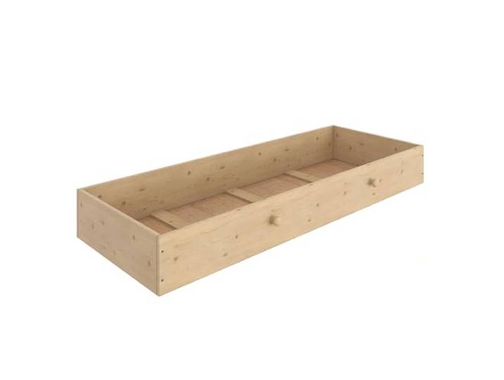Need Sleep Schublade Stauraum Bettkasten aus Holz mit Rollen für Bett (164,5x60 cm)