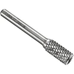 TYROLIT Hartmetallfräser DxT-SxL 3x13-3x38 Für Gusseisen, Stahl und Edelstahl, Form: 52ZYAS - Zylinder mit Stirnverzahnung, Art. 766112