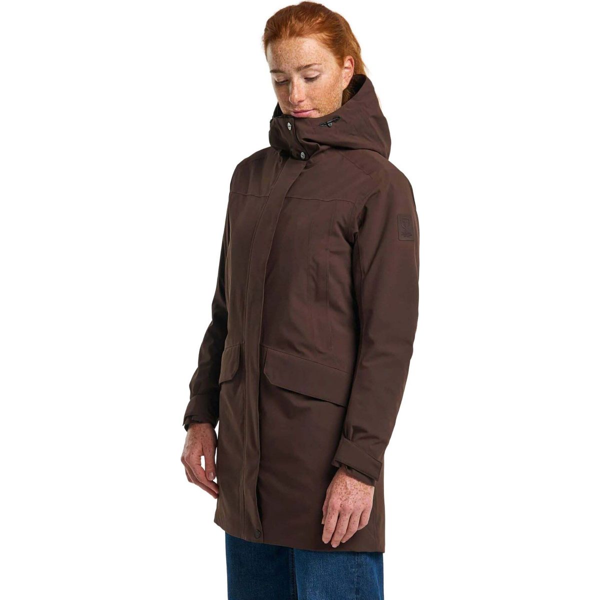 Tenson Yara Jacket Women dark brown (881) M 465018532-881-5