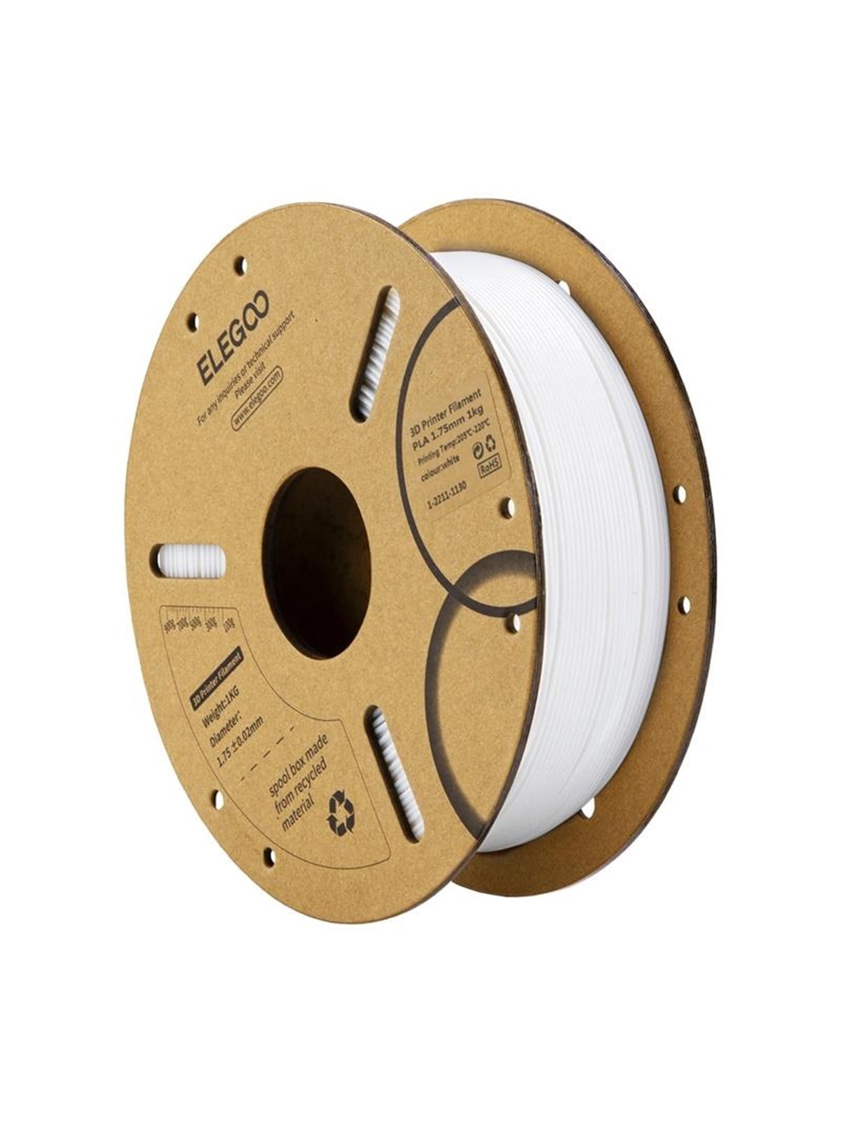 Elegoo PLA Filament - White