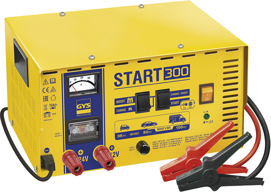 GYS Start 300 - Caricabatterie e avviatore - 12/24V