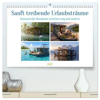 Sanft treibende Urlaubsträume (hochwertiger Premium Wandkalender 2027 DIN A2 quer), Kunstdruck in Hochglanz