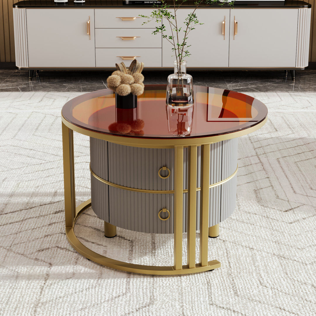 Canora Grey Coffee Table with Storage Grey