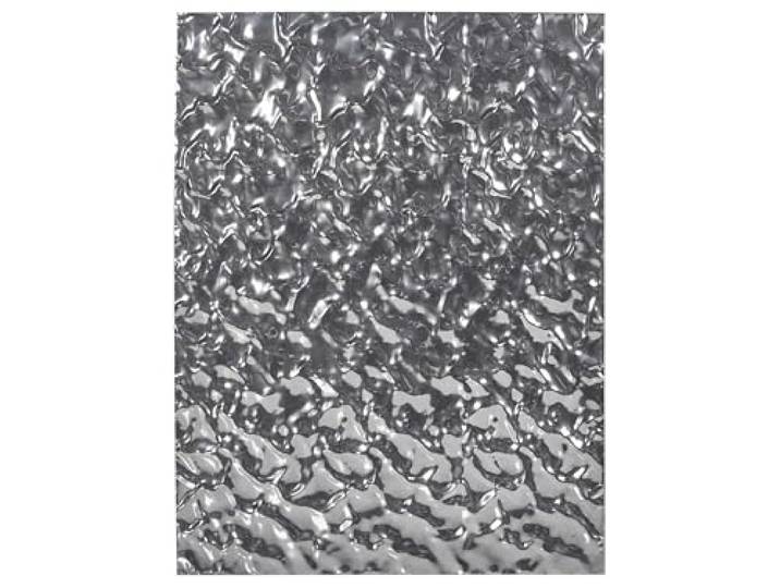 Wanddekoration Metall Eisen Quadratisch Glamour Akzent Stück Silber Coimbra