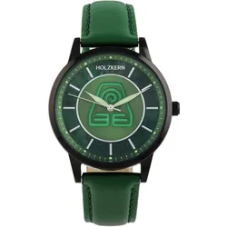 Holzkern Unisex-Armbanduhr AvatarTM Earth Kingdom Achat/Grün