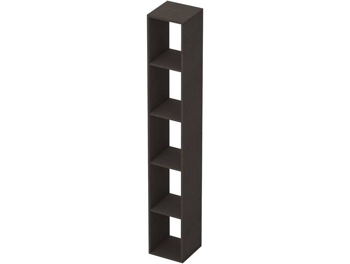 Standregal HOME AFFAIRE Infinity Höhe 186 cm, Breite 28 cm, Bücherregal , grau (lava), B:28cm H:186cm T:28cm, Holzwerkstoff, Regale, Standregal, Deko Regal, Büroregal, 5 Regalfächer, verschiedene Farben