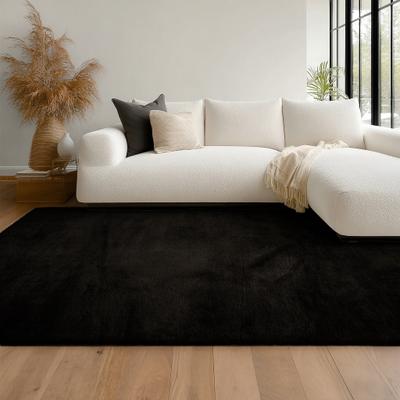 ECARPETGALLERY Argo Plush Shag Machine Washable Area Rug with Non-Slip Backing