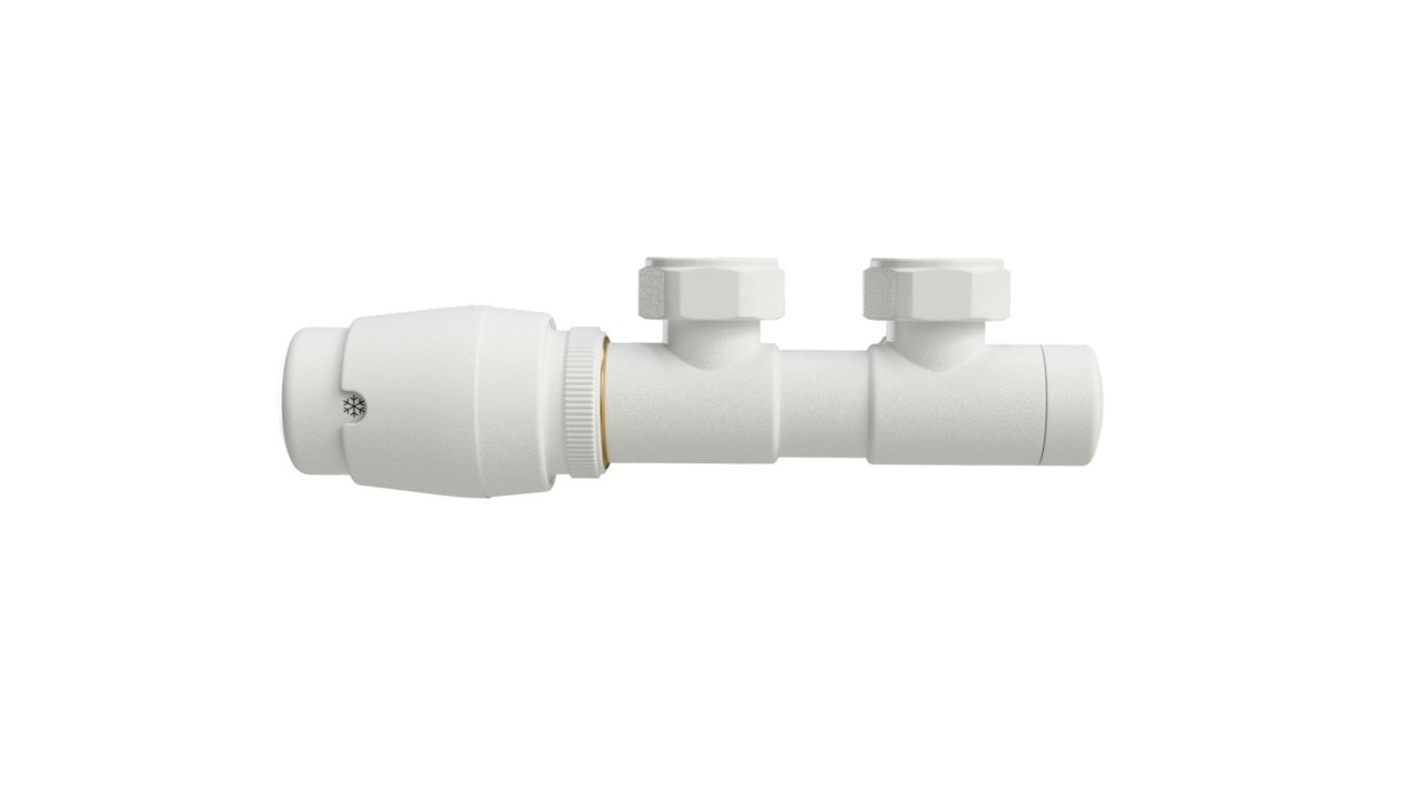 Kermi Ventilhahnblock-Set Unicolor, Eckform VHB Unicolor, Eck, links, S600, ZV03350014 ZV03350014