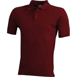 JAMES & NICHOLSON Polo Shirt Classic wine Gr. XXL