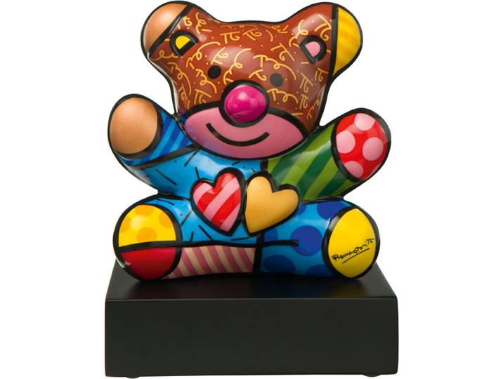 Sammelfigur GOEBEL Truly Yours , bunt, B:8,5cm H:11cm T:9,5cm, Holzwerkstoff, Porzellan, Dekofiguren, Sammelfigur