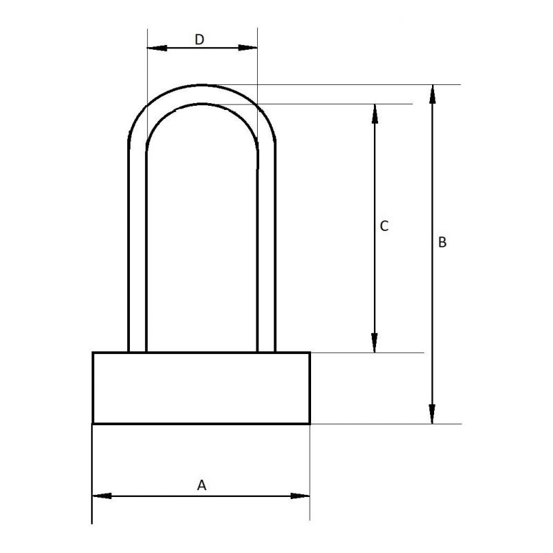 Antivol U Auvray U Black Edition 85 x 310 mm SRA