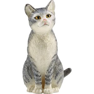 schleich Spielfigur FARM WORLD 13771, ab 3 Jahre, Katze, sitzend, 2,5 x 4,5 cm