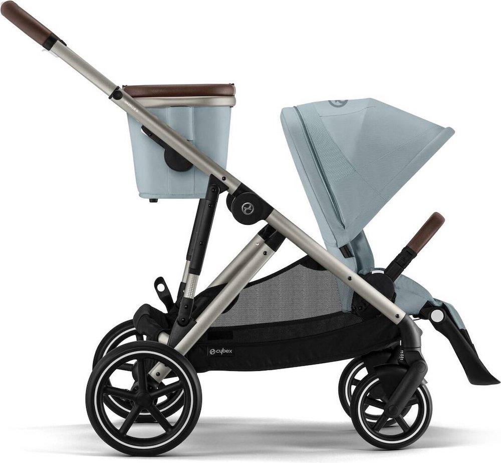 COLUMBUS Kinderwagen GAZELLE S TPE Stormy Blue, light blue