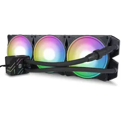 Alphacool Eisbaer Pro Aurora 420 CPU AIO, CPU Wasserkühler, Schwarz