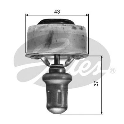 GATES Thermostat, Kühlmittel TH01489 für STANDARD AUTOMOBILE Volvo RENAULT