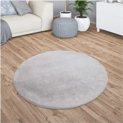 TT Home, Teppich, Wohnzimmer Kurzflor Einfarbig Modernes Design Waschbar (160 cm)