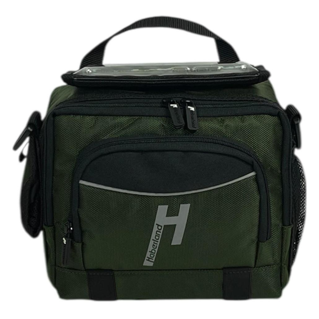 Haberland Lenkertasche Bottle 6l Gruen Schwarz (6 l, Lenkertasche) (LKF315 20 X)