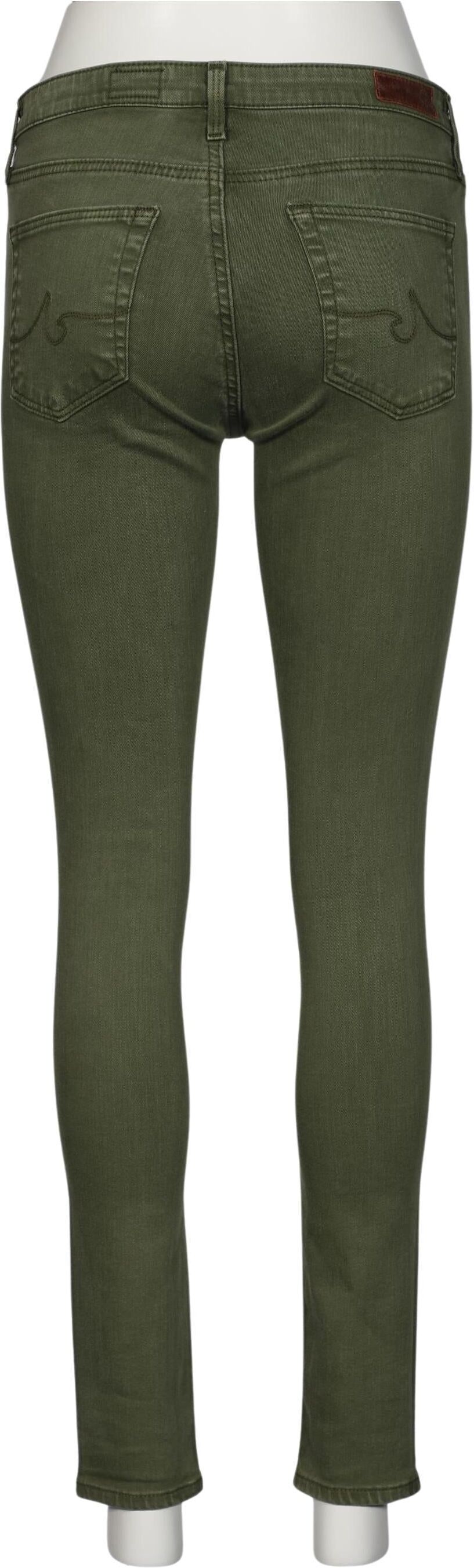 AG Adriano Goldschmied Damen Jeans, Grün, Gr. W26, Lyocell / Baumwolle / Synthetik - Second Hand