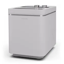 Klarstein IceCraft Eismaschine | 2 Modi | 1,3 Liter Kaltwasser | automatische Reinigung | 12kg/24h Weiß