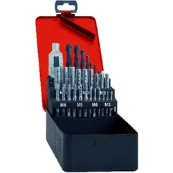 Hand-Gewindebohrer-Satz DIN 352 HSS M3-12 Kernbohrer