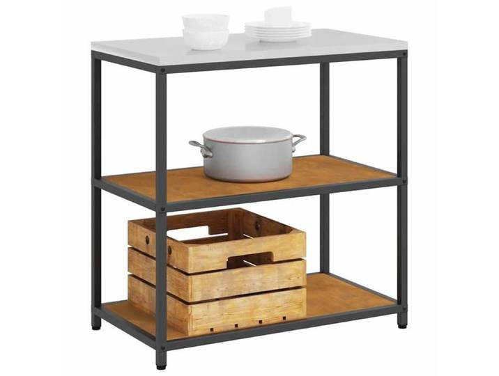 MGH - TOP Meuble modulaire/Étagère de rangement de cuisine - avec étagère Rouillé LLV1172