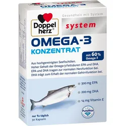 Doppelherz Omega-3 Konzentrat System 30 ST