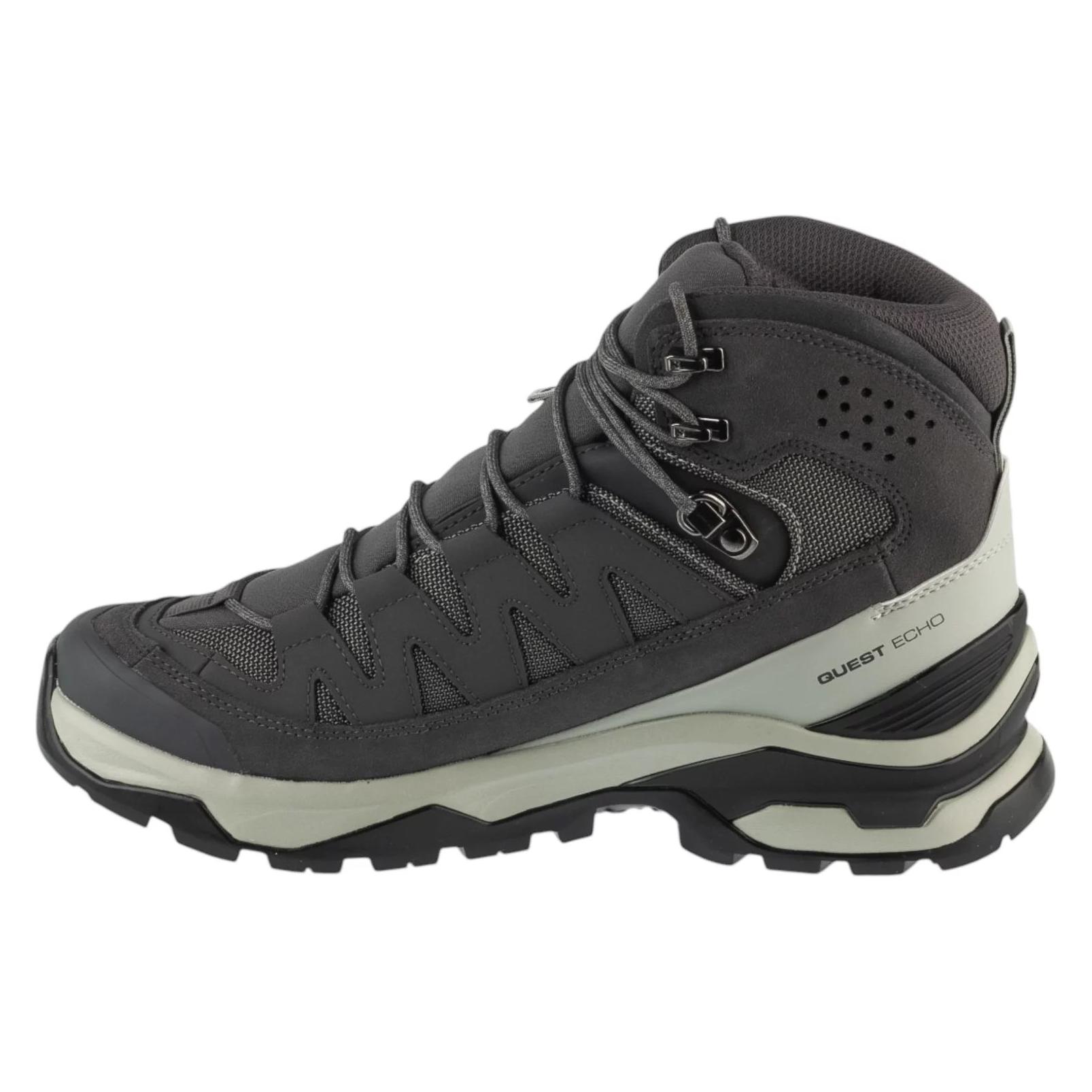 Salomon GORE-TEX Schuhe Quest Echo GTX - asphalt/iron/green (46) (L49146200)