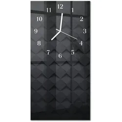 WANDUHR aus Glas 30x60 cm - Muster