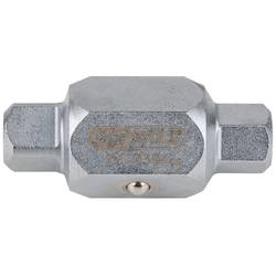 KS Tools 150.9394 Stecknüsse für Ölablassschrauben, 6-kant 12mm+4-kant 11mm