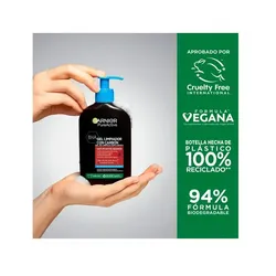 Garnier Pure Active Gel Limpiador Con Carbón 250ml