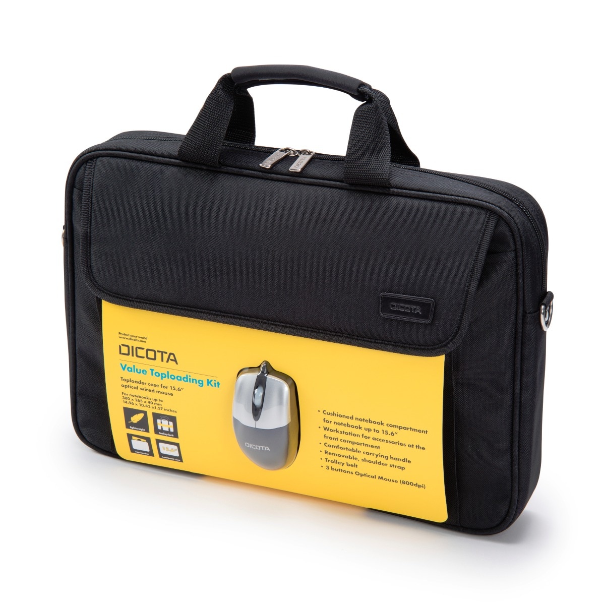 Dicota Value Toploading Kit Notebooktasche D30805-V1