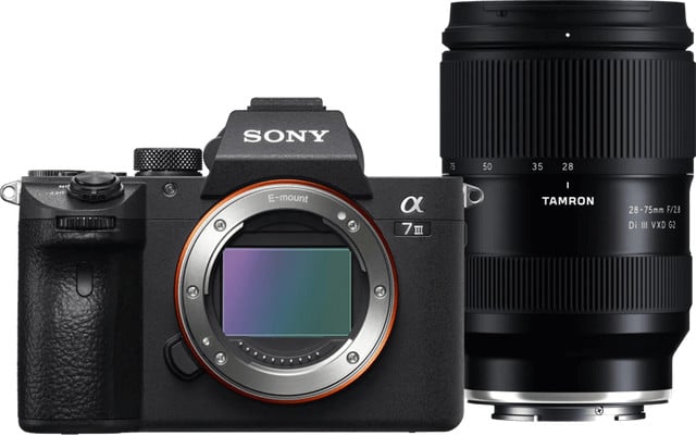 Sony A7 III camera met Tamron 28-75mm f/2.8 G2 lens