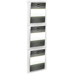 helit Wand-Prospekthalter »the placativ« 3 x A4 transparent, 28.4x97.8x3.5 cm