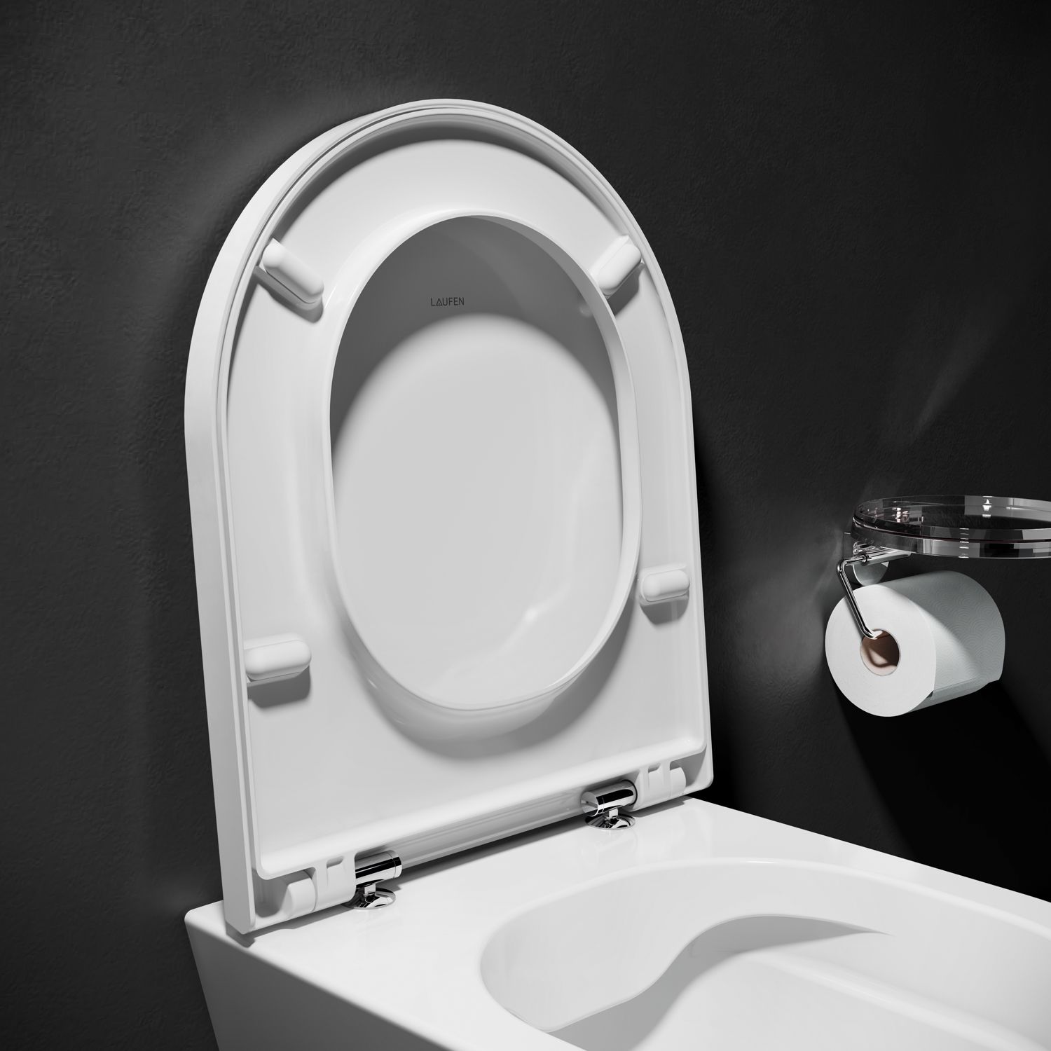 LAUFEN Kartell Spülrandloses Wand-WC, Tiefspüler
