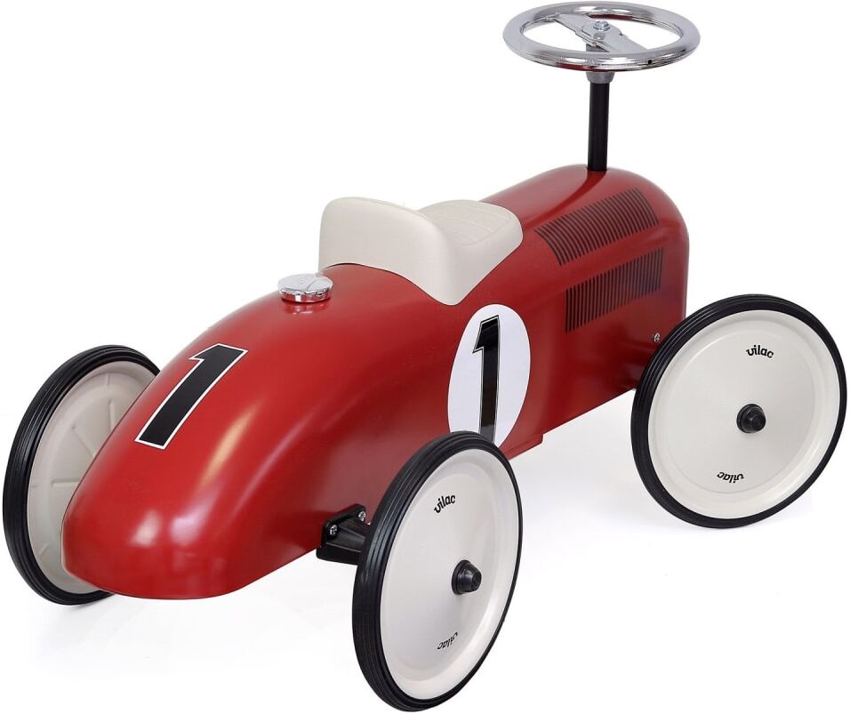 Vilac Porteur voiture vintage rouge et crème Rouge 76x40x38cm