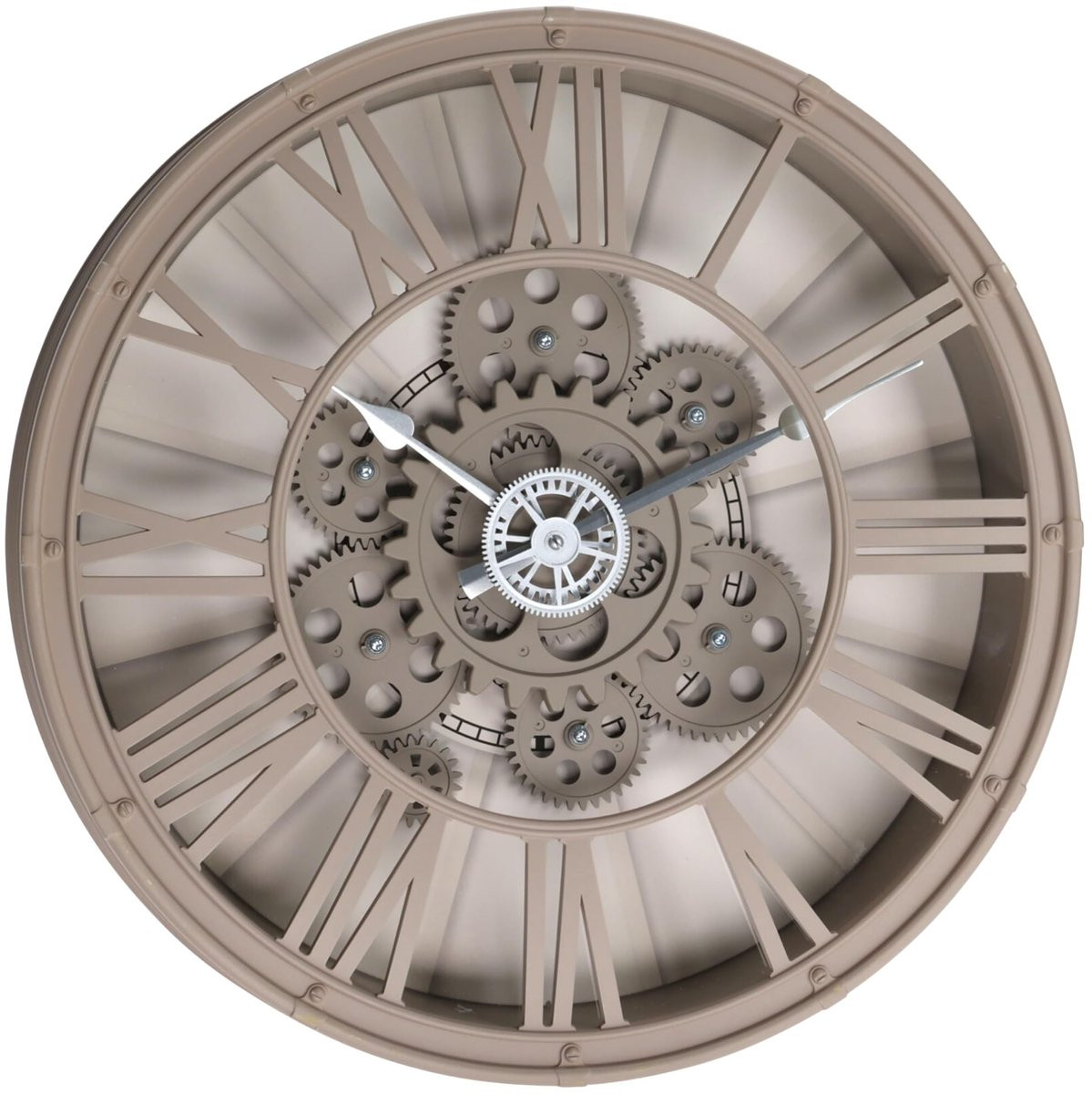 Innovra Dailygoods Analoge Wandklok met Zichtbaar Tandwielmechanisme