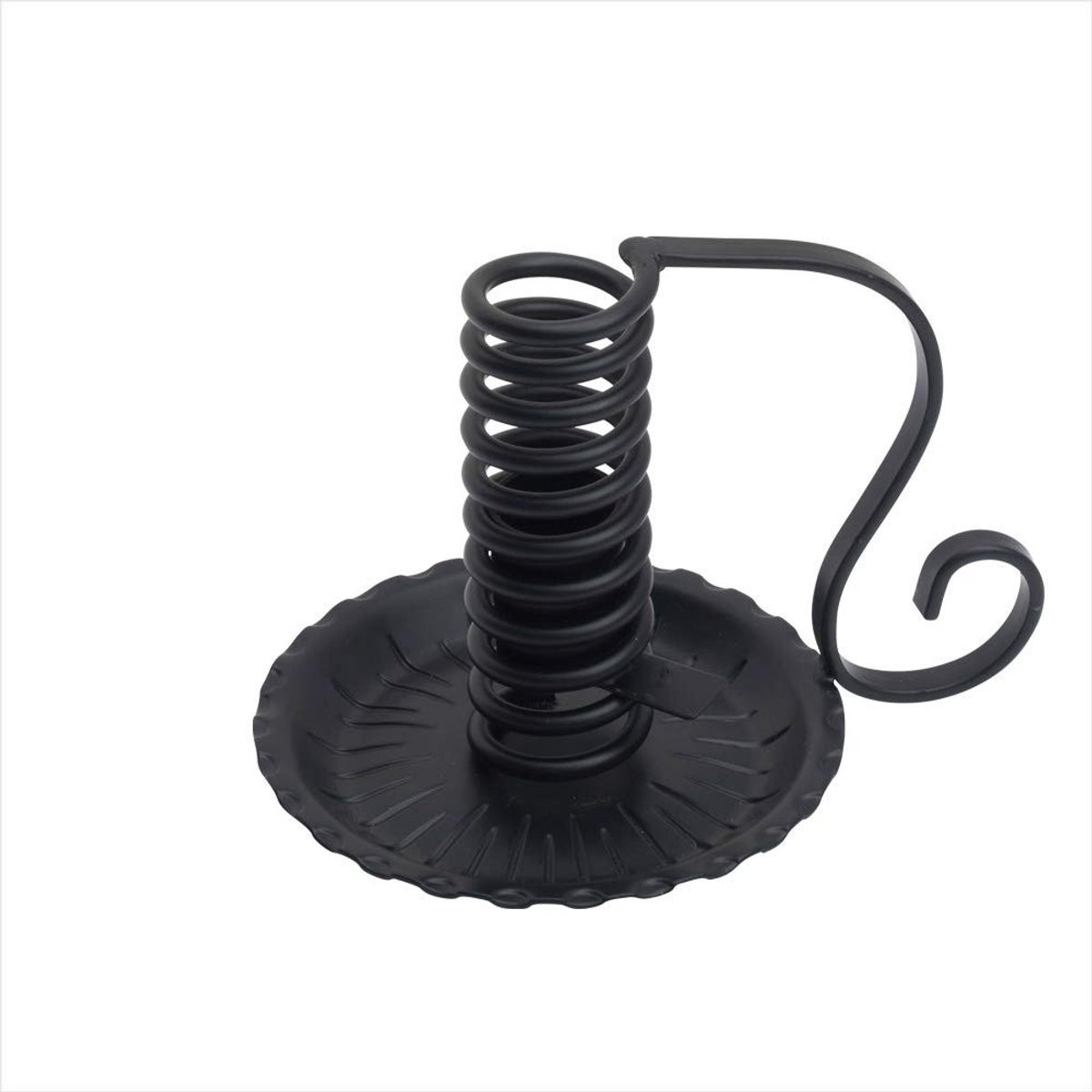 Spiral Kaarsenhouder van Zwart IJzer