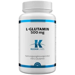 L-GLUTAMIN 500 mg KLEAN LABS Kapseln 60 St